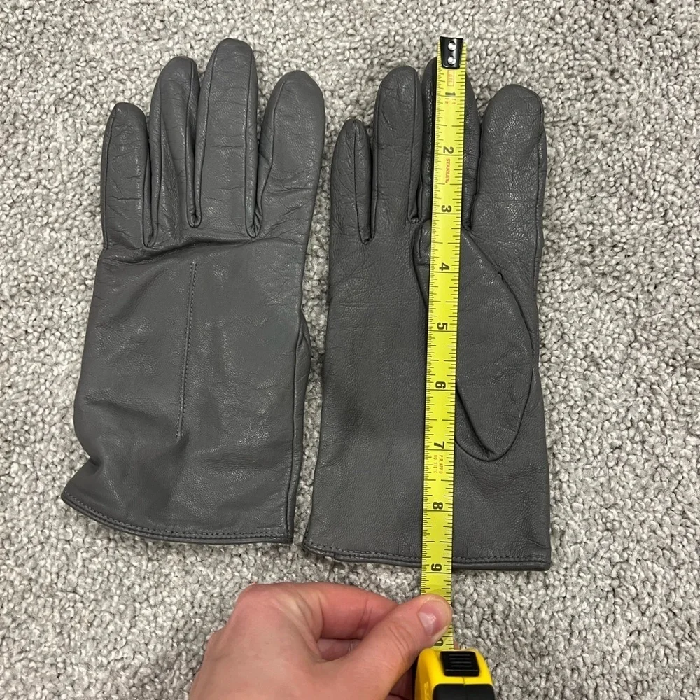 Furla Grey Women's Leather Gloves